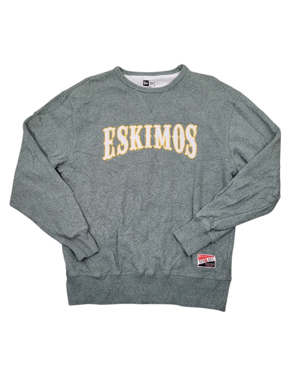 New Era Team Eskimos Green Classic Logo Sweatshirt Top Size: M